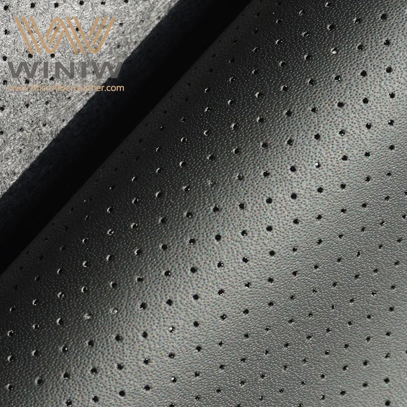 Fashion Popular High Quality Perforated Synthetic Artificial Leather Fabric For Seat Covers Upholstery