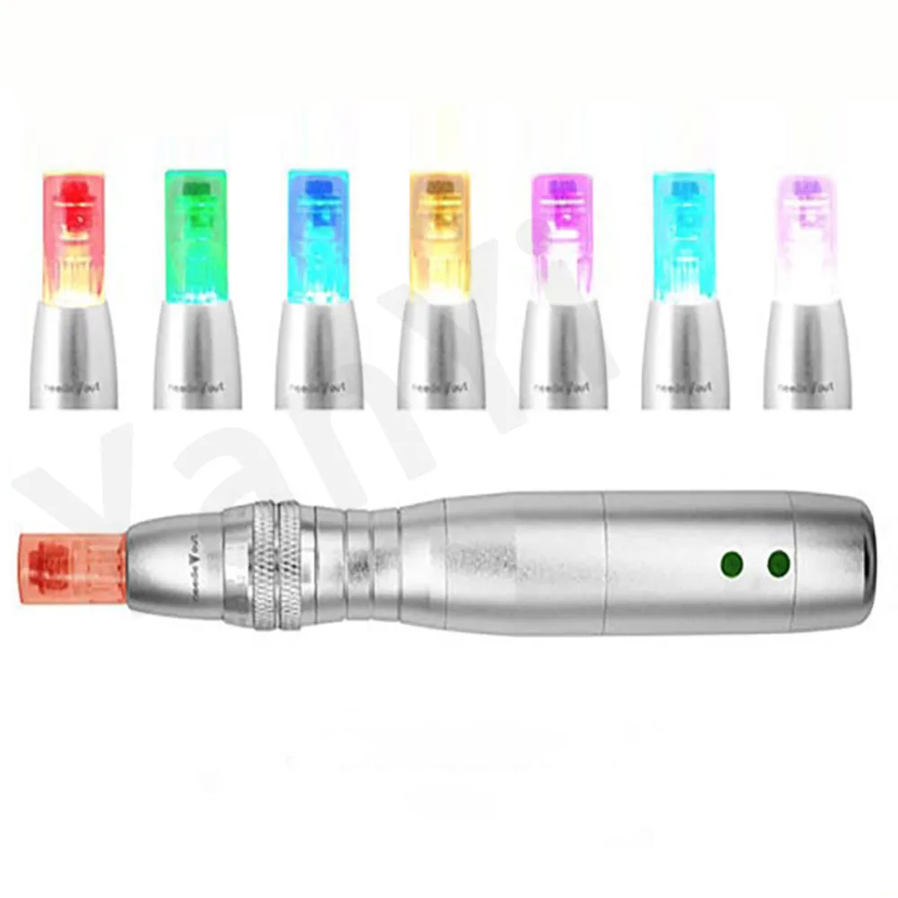 

YanYi Rechargeable Derma Pen 7 Color LED Dermapen Derma Rolling System