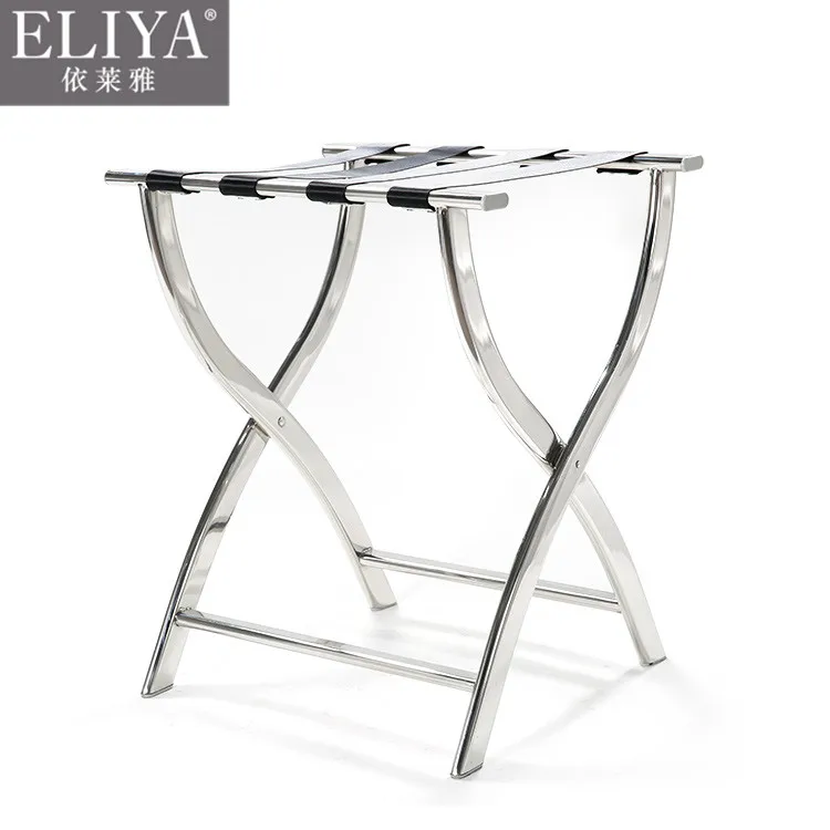 Hotel Metal Luggage Rack Heavy Duty Stainless Steel Material Good Quality