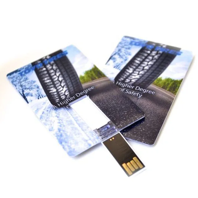 Bulk Credit Card Usb Flash Drive 2 0 Full Color Print With Custom Logo 2gb 4gb 8gb 16gb