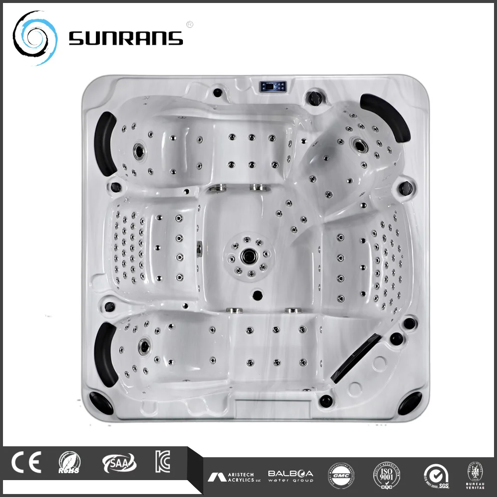 Control Panel Spa Hot Tub Freestanding Hot Tub 7 Person Large Hot Tub