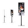 32inch size screen self-service bill payment kiosk cashier machine