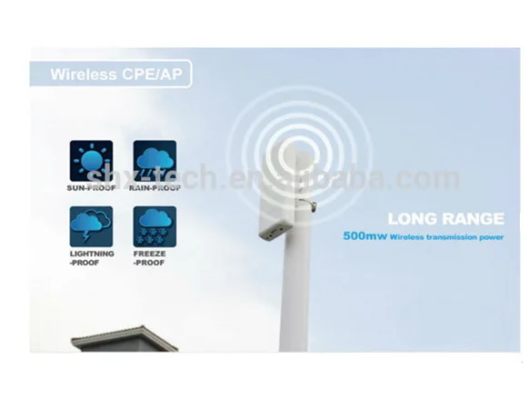 500Mw 2.4 Ghz Outdoor Wifi Access Point Client Repeater Bridge
