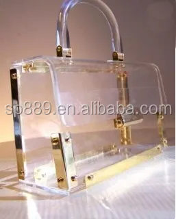 clear plastic purse