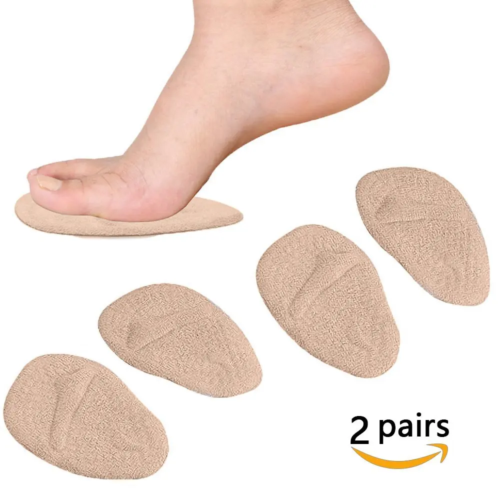 Shoe Sole Cushions,Forefoot Shoe Heel Pads,2 Pairs Soft Pu Gel Massage ...