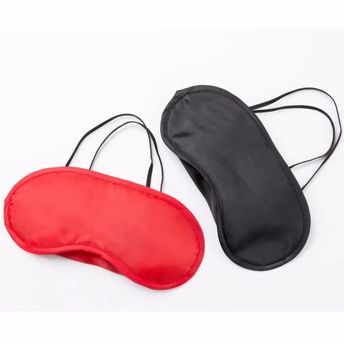 Pinghu Sinotex Promotional Cheap 190t Polyester Sleeping Eye Mask Soft