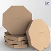 Kraft paper octagonal plain pizza box custom design
