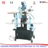 electric logo gold press Machine With Double Side For Elastic String Plastic Hang Tags