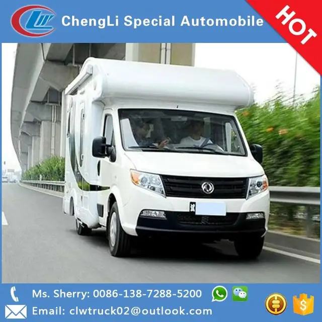 supply dongfeng mobile caravan motor home touring car