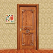 دخول باب الأبواب الخشبية الصلبة أعلى جودة فاخرة غرفة فيلا الباب