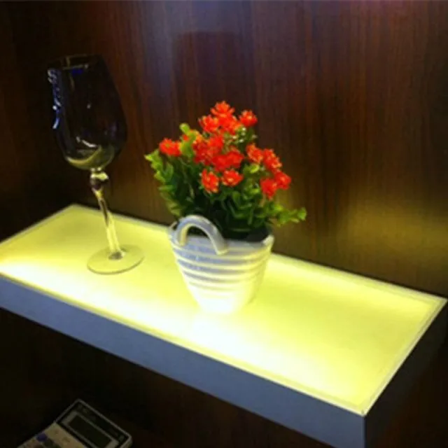 Led Glass Shelf/kitchen Glass Shelf Display Light/glass Shelf Edge