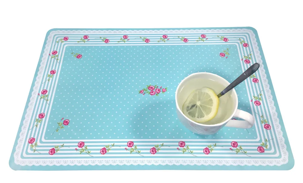 Custom Clear Polypropylene Plastic Table Mat,3d Lenticular Placemat