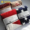 Perfect Soft Supreme Warmth Ultra Brush Flag Fleece Baby Blanket Throw