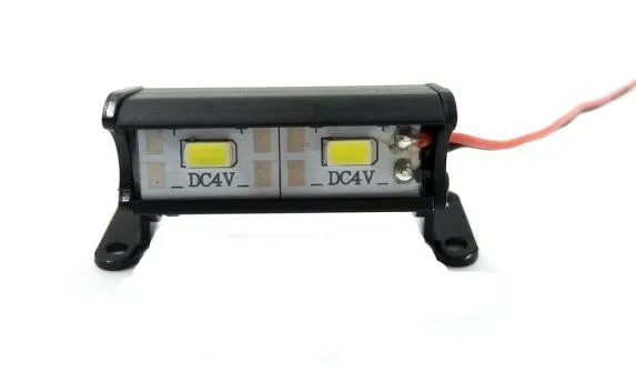 RC Aluminum 3 LED Light Bar for 1 10 Car Traxxas 1/16 / ECX TAMIYA,AXIAL,RC4WD Crawler car