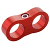 Blue Red Aluminum CLAMPS AND BRACKETS BILLET DUAL hose separator
