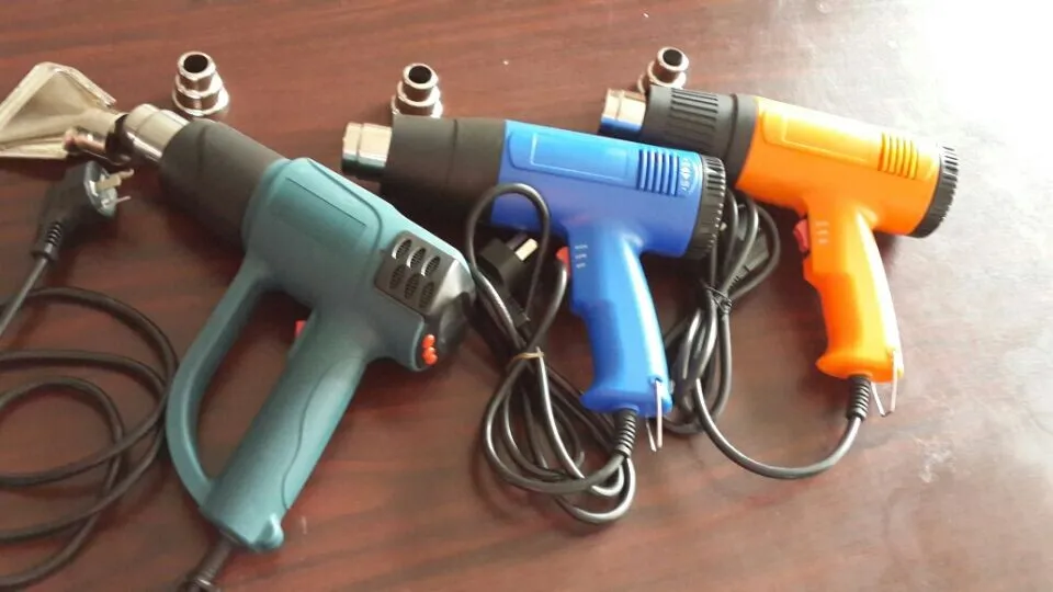 Temperature adjustable heat gun for T shirt