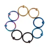 Wholesale cheap high polished stainless steel ball closure ring body jewelry titanium piercing