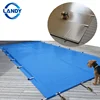 landy build pool pvc pipe mesh fabric safety swimming pool solar cover holder frame for pools