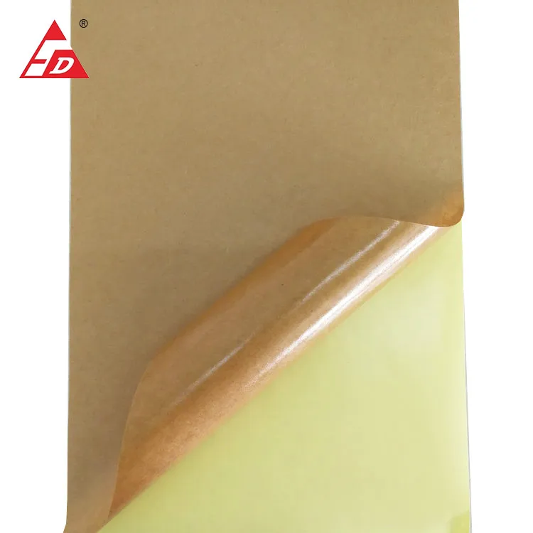 A4 Self Adhesive Backed Kraft Paper Printable Labels Self Adhesive Pvc ...