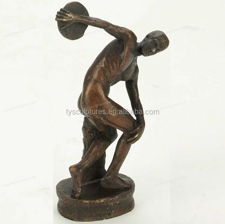 Large Size Metal Craft Sports Figures Statues Baseball Player Sculpture