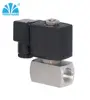high pressure piston pilot operated solenoid valve for hot water, compressed air,watar,oil normally closed 12V with PARKER seals