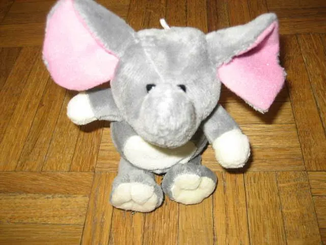 plush elephant keychain