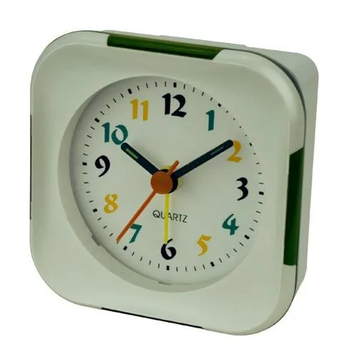 Snooze Light Mini Alarm Clock,Pretty Quiet Movement Travel Alarm Clock