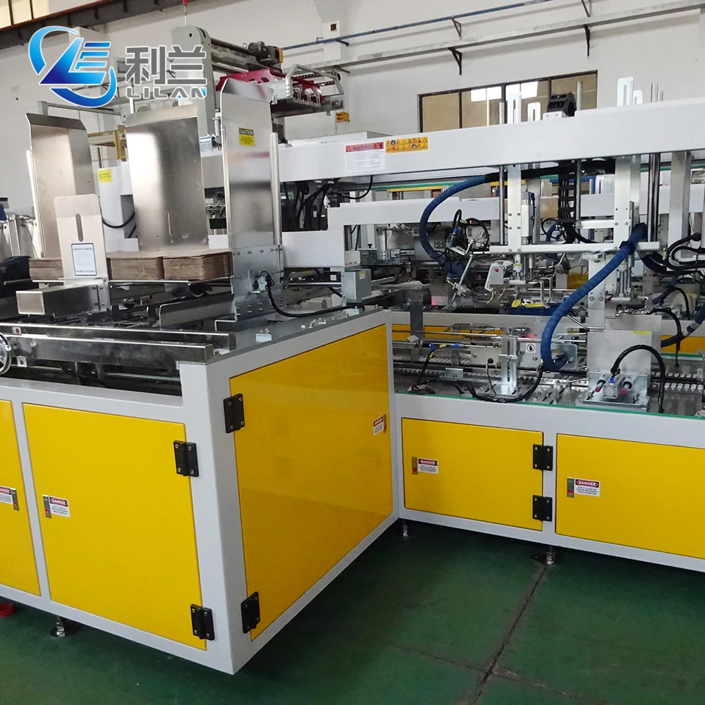 Hot Melt Glue Carton Wraparound Plastic Bottle Packing Machine For