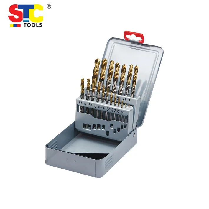 Metal set. HSS-tin 25шт 1.0-13.0мм. HSS ∅8,0x75mm ce/m-Set. Инструменты Техно дело. 4.00Mm SS Drill tin Tip.