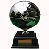 Solar powered rotating world globe
