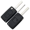 High Quality for Citroen 2 button modified folding remote key shell
