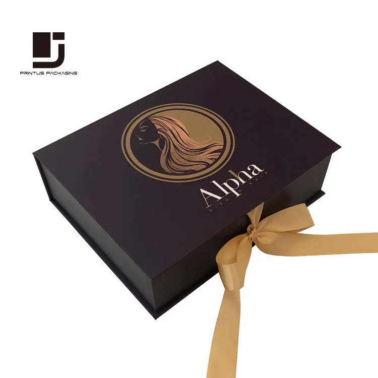 Shanghai Factory Custom Hair Weave Extension Packaging Boxes