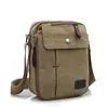 Wholesale korean multi function khaki mini canvas men messenger bag