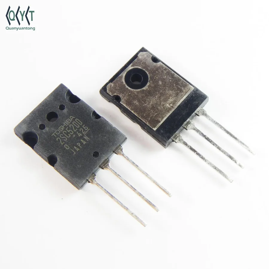
2sc5200 Transistor NPN 230V 15A 30MHz 150W Through Hole TO-3P(N) 2sc5200 2sa1943 transistor 
