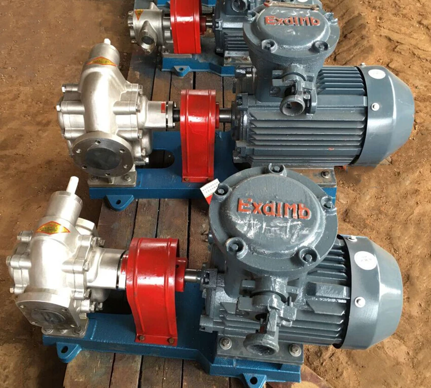 Low pressure electric oil lubricant gear pump