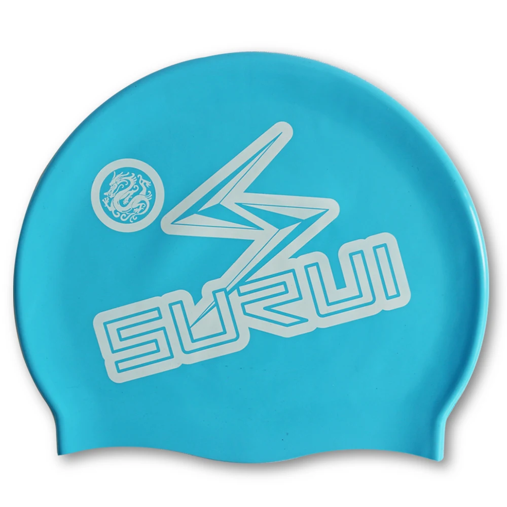 Custom Novelty Silicone Material Funny Swimming Caps