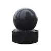 Best quality black stone indoor floating rolling ball water fountain