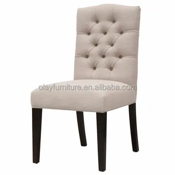 Whole French Clic Tufted Wooden Dining Chair Antique Country Whole French Clic Tufted Wooden Dining Chair Antique Country Style Fabric