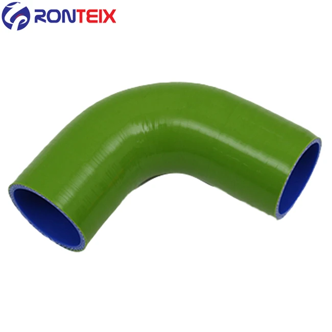 32MM-38MM Ronteix Universal 90 Degree ID 1.25 Inch to 1.5 Inch 4-Ply Reducer Silicone Hose