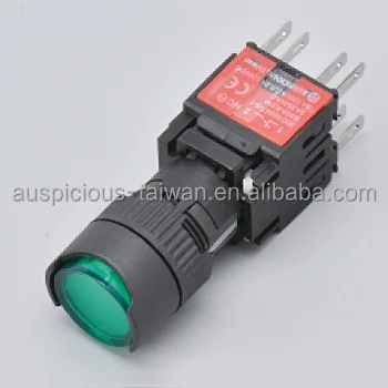 16mm Ip65 Waterproof Momentary/alternate Push Button Switch,Illuminated ...