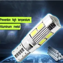 2015 Car LED T10 SMD Clearance modulation 12v 5W Reading Light Meter Lamp Work Lamp with lens