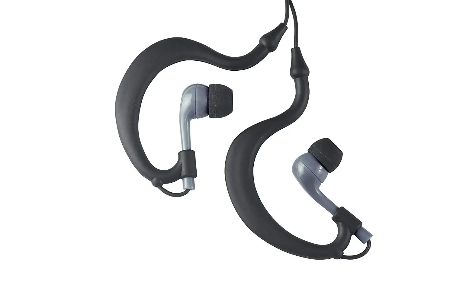 UWATER Triple-Axis Waterproof Action Earphones (Black and Grey)
