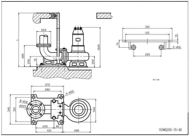 90 Kw Electric Motor Submersible Dirty Water Pump - Buy Submersible