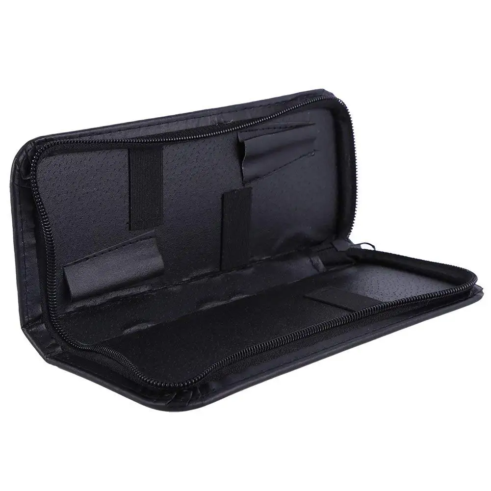 Salon Tools Holster Bag,Professional PU Leather Zipper Pouch Box Hairdressing Scissors Tool Bag
