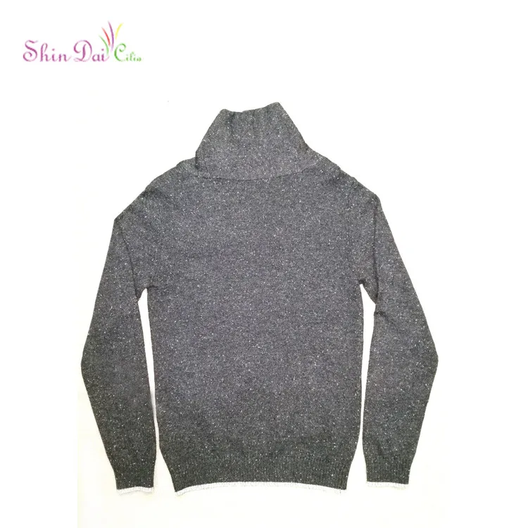 Well Sale Safety Item Breathable Pure Color Boy Kids Spots Melange Sweater