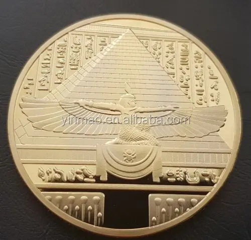 3d Gold Coins Egypt Pyramid Coin,Decorative Ancient Egypt Cleopatra ...