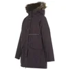Kids Girls Longer Length Hooded Padded Fur Trimmed Jacket ,New clothes