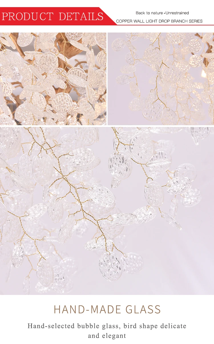 Modern living room lighting chandelier villa elegant decorative dining chandelier