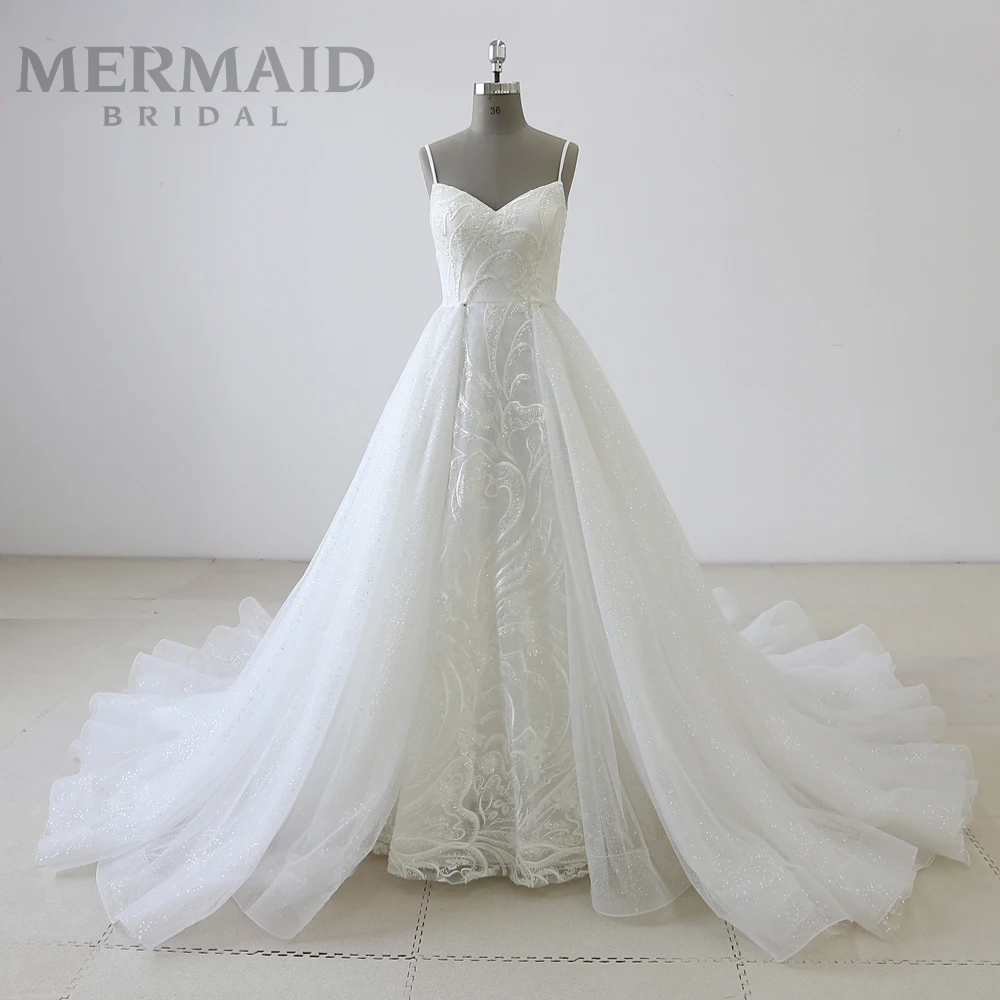 mermaid wedding dresses with bling