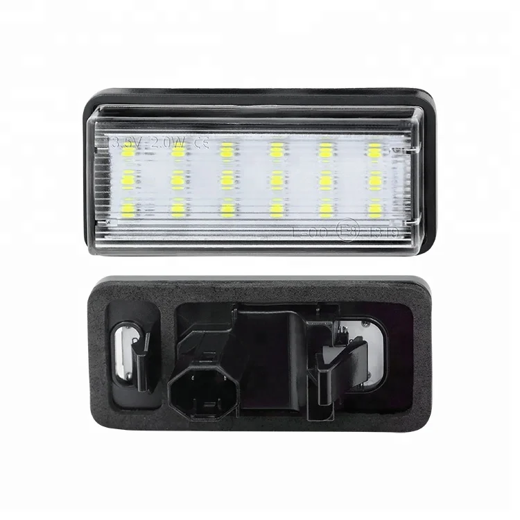 Easy Installing Durable dc 12v 2w Car LED Tail Bulb LED License Plate Lamp Light for TOYOTA Land Cruiser Lexus GX470
